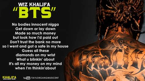 Wiz Khalifa Bts Lyrics Youtube