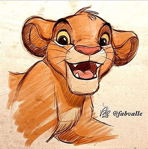 Disneysimba König Der Löwen Lion King Art Disney Drawings Lion