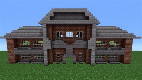 Minecraft Build Brick Mansion Youtube Home Plans And Blueprints 73352