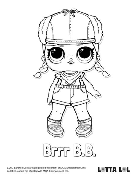 Brrr Bb Coloring Page Lotta Lol My Little Pony Coloring Coloring