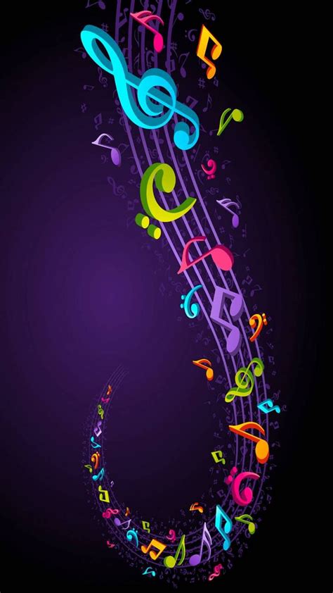 Color Wallpaper Fondos De Pantalla Con Notas Musicales 968733 Hd