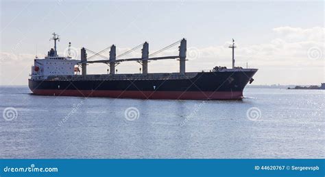 Empty Cargo Ship Stock Image Image Of Goods Logistics 44620767