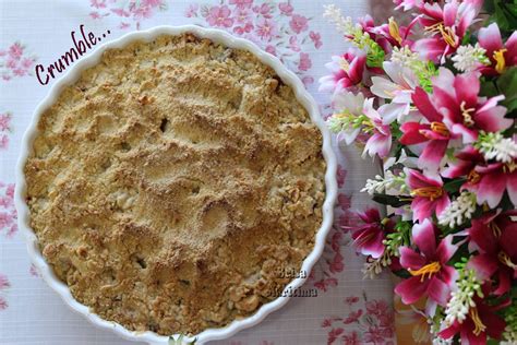 Crumble De Morangos Chocolate E Maçã Reineta Receitas à La Carte