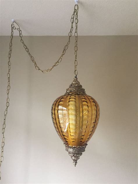 Swag Hanging Vintage Hanging Chain Lamps Amazing Design Ideas