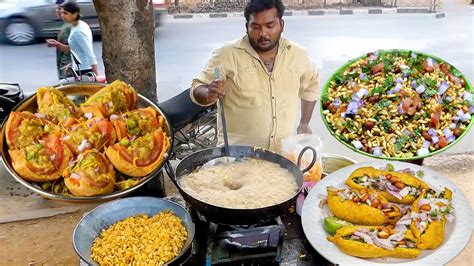 Muntha Masala Recipe Tomato Bhel Mixture Hyderabad Street Food Youtube
