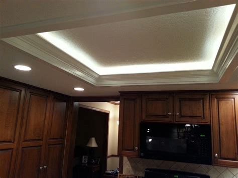 Trey Ceiling In Kitchen Kitchen Recessed Lighting Kitchen Ceiling