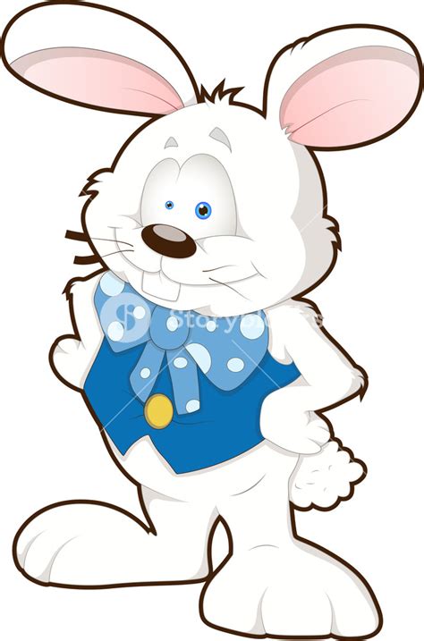 Rabbit Cartoon Character Royalty Free Stock Image Storyblocks