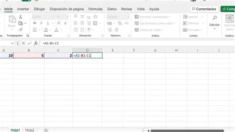 Cómo realizar una resta en Excel Guía paso a paso JMJ INFORMÁTICO