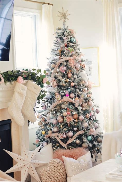 Elegant Christmas Pink Christmas Tree And Decor The Pink Dream