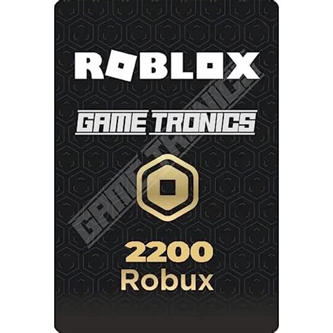 Roblox 2200 Robux Credit Code Includes Exclusive Virtual Item