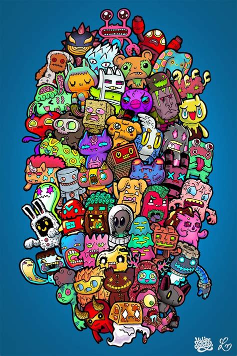Small doodle easy doodle art doodle art drawing doodle monster small drawings cute drawings graffiti art vexx art doddle art. Hidden Doodles Game by Lei Melendres, via Behance | Nhật ...