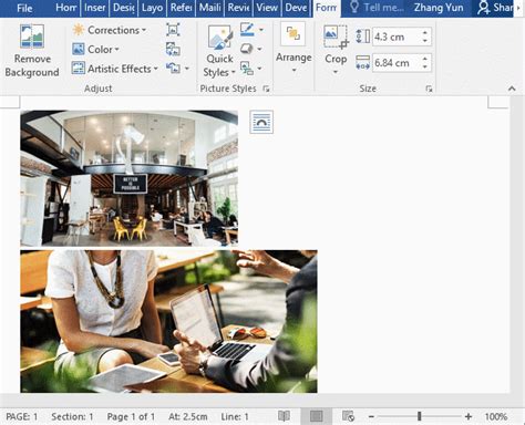 To resize a picture, enter the picture format tab, and then enter the measurements you want for height and width. Resize File Word - Reduce the size of large files to ...