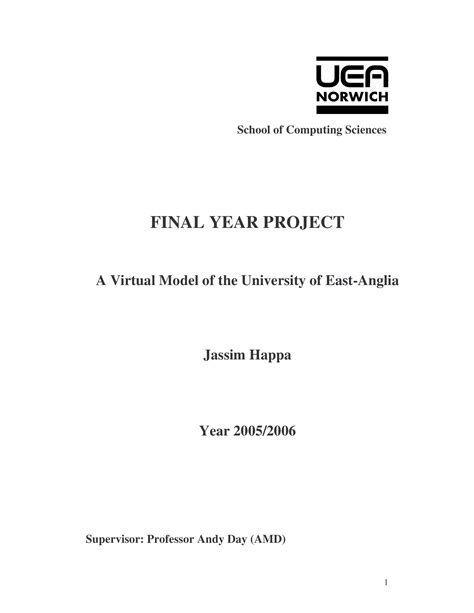 Final Year Project Proposal 13 Examples Format Pdf Examples