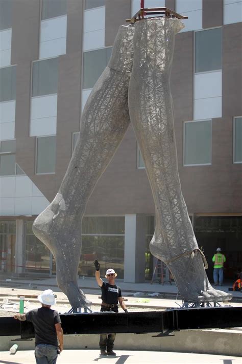 San Leandro 55 Foot Nude Female Sculpture Takes Shape Near Bart