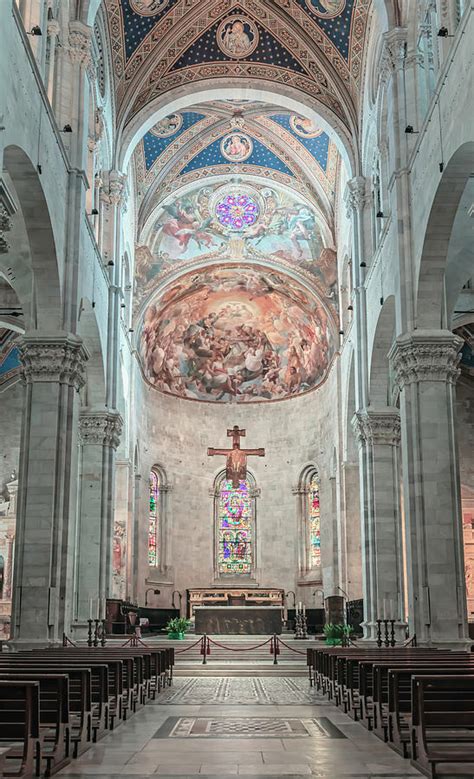 Cathedral Interior Lucca Italy Photograph By Joan Carroll Fine Art