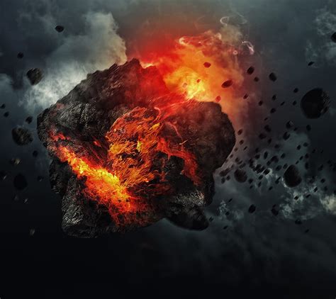 Asteroid Asteroids Galaxy Planet Space Universe Hd Wallpaper Peakpx