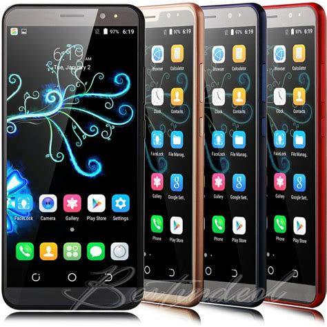 55 Unlocked Android Cell Phone Quad Core Sim 3g Gps T