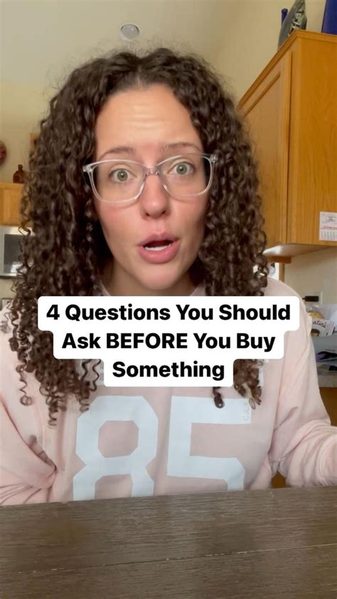 4 Questions You Should Ask Before You Buy Something Money Management Saving Tips Personal