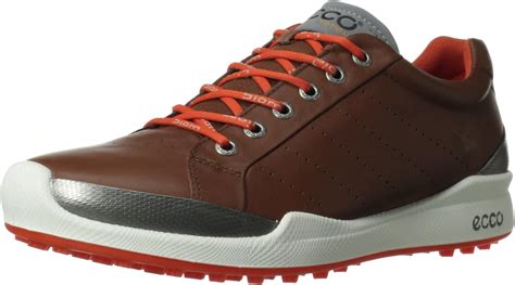 Ecco Mens Biom Golf Hybrid Mahoganyfire Size 47 Uk Shoes