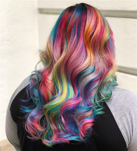 Happy Pride Month Tie Dye Rainbow Tie Dye Hair Rave Hair Hair