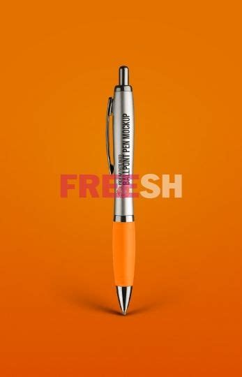 Psd Ballpoint Pen Mockup Freemockup Mockuptemplates Freepsdfiles