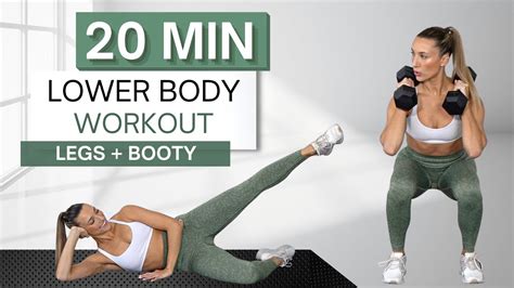 Min Lower Body Workout With Dumbbells And Without Low Impact