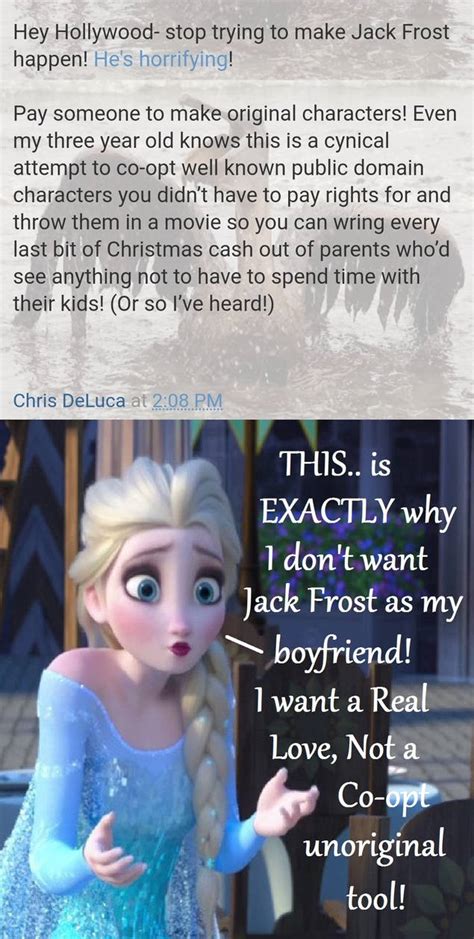 Elsas Favorite Comment On Jack Frost By Jurassicjinx On Deviantart
