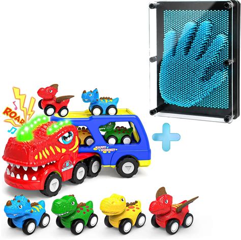 3d Pin Art Sensory Toy Light Blue And 5 In 1 Friction