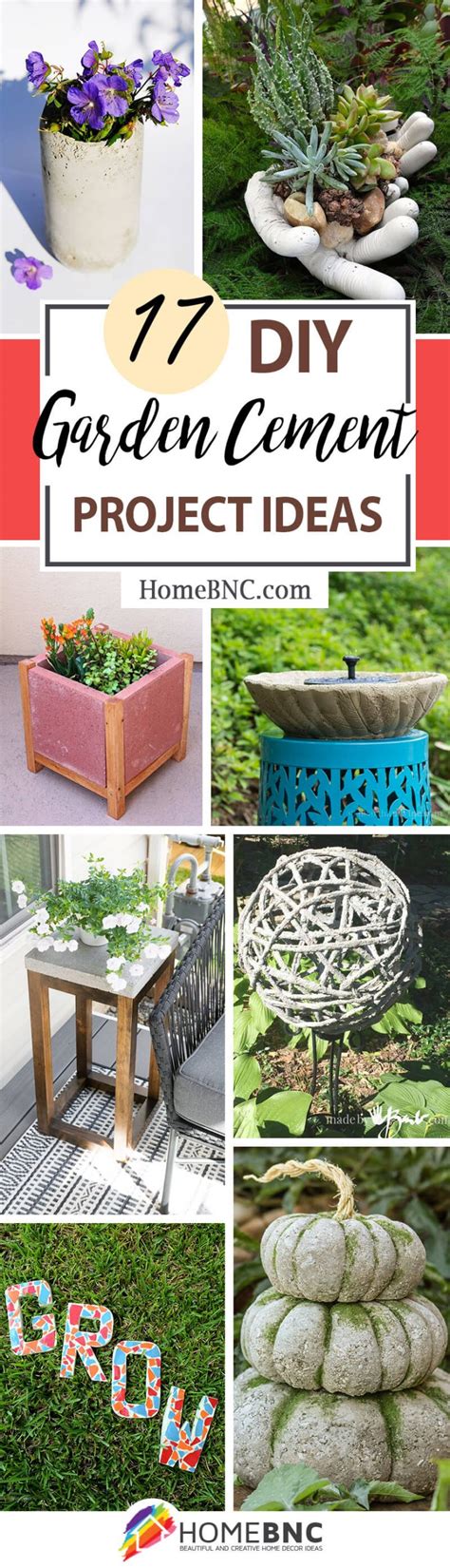 17 Easy DIY Garden Cement Project Ideas on a Budget for 2022