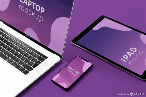 Electronic Devices Mockup Composition Psd Mockup Download
