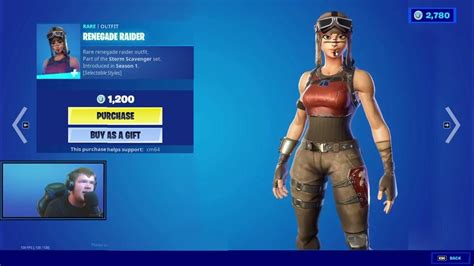 Renegade Raider Is Back Fortnite Item Shop April 1 2022 Youtube