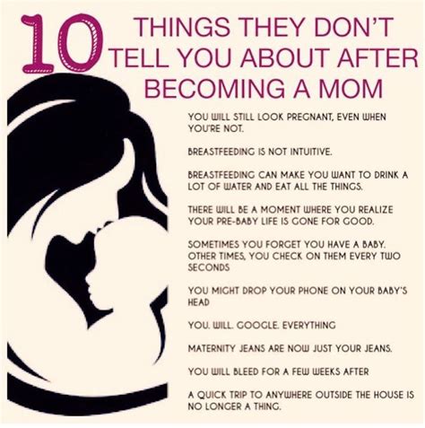 A Poster With The Words 10 Things They Dont Tell You About After