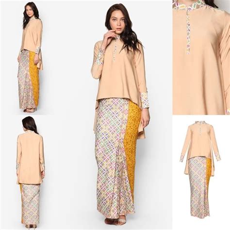 Jahit baju kurung kedah tradisional | senang giler jahit. Baju Kurung Moden Kain Songket Fesyen Trend Terkini Baju ...