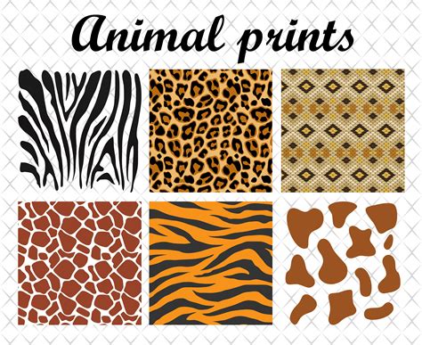 Animal Print Svg Leopard Print Svg Animal Pattern Svg Animal Etsy