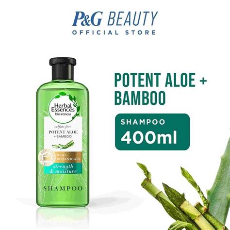 Herbal Essences Biorenew Potent Aloe Bamboo Shampoo 400ml Guardian