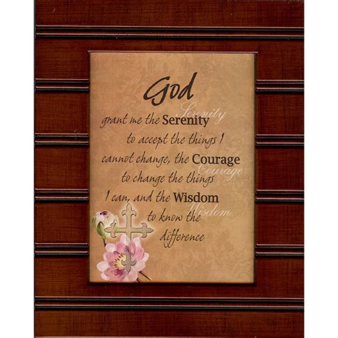 Serenity Prayer Print In Woodgrain Frame The Catholic T Store