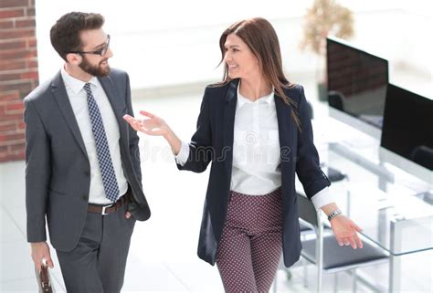 Business Woman And A Lawyer Standing In The Office Stock Image Image Of Lawyer Female 137247421