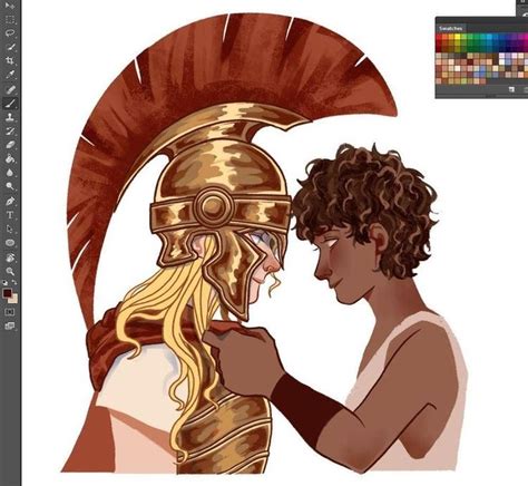 Pin By On Books Achilles And Patroclus Achilles Greek Mythology Art