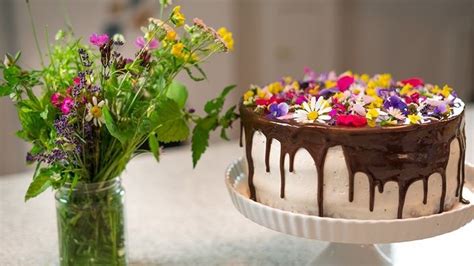 Werfen sie einen blick auf diese verrückten halloween torten. Online Backkurs über essbare Blüten auf Torten & Desserts ...