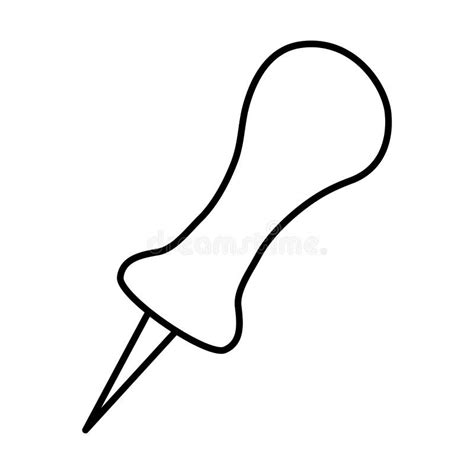 Push Pin Thumbtack Stock Vector Illustration Of Symbol 82022357