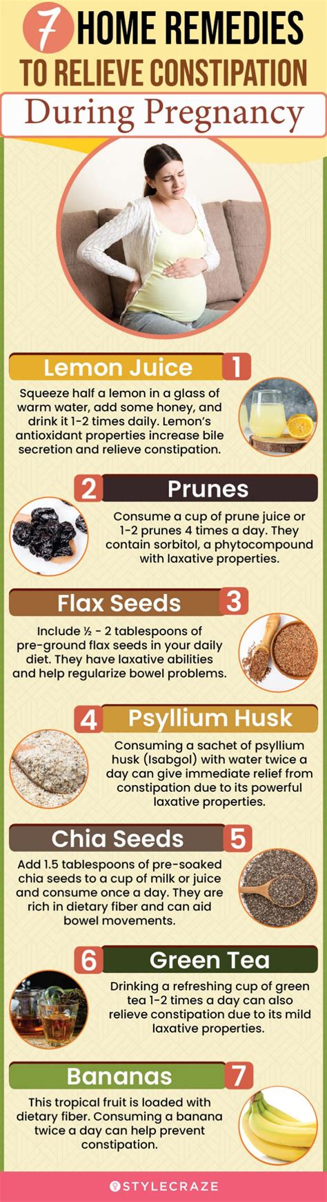 18 home remedies to relieve constipation during pregnancy causes and foods to eat