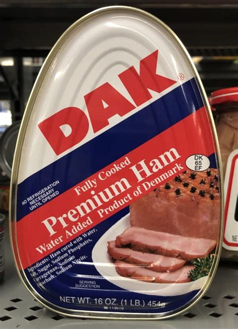 Dak Premium Canned Ham 16oz 1lb Fully Cooked Ready To Eat Pork Buync