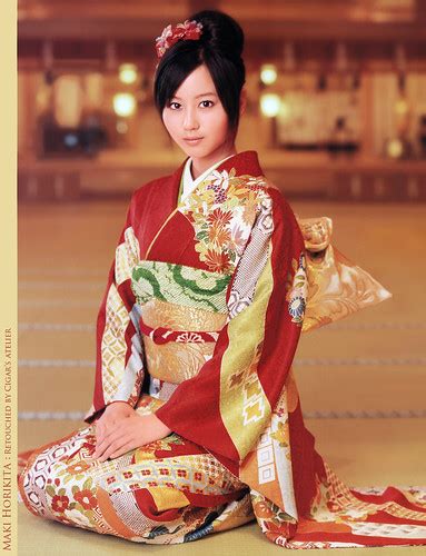 Japanese Hot Girls Japanese Girls In Red Kimono