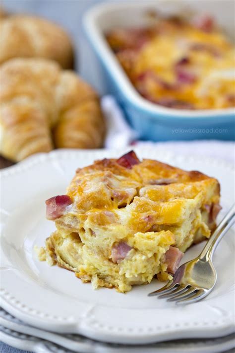 The Best Breakfast Casserole Recipes Croissant Breakfast Casserole Mom