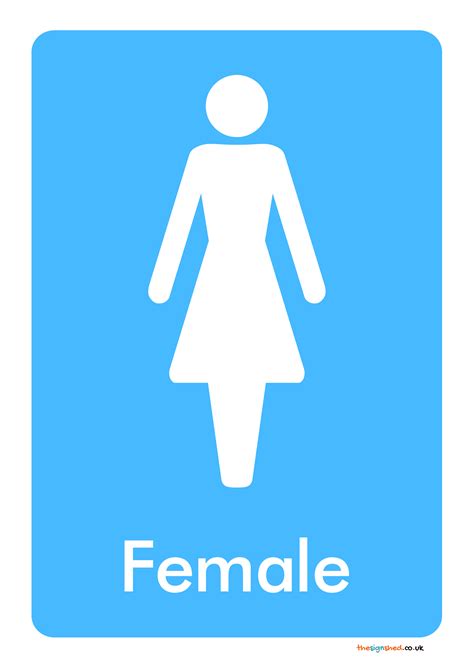 Toilets Signs Poster Template