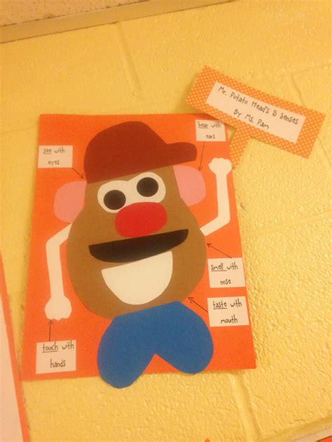 Mr Potato Head 5 Senses Preschool Lesson Plans Preschool Activities