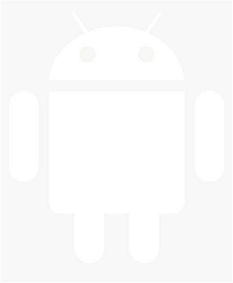 Android Icon White Transparent Hd Png Download Kindpng
