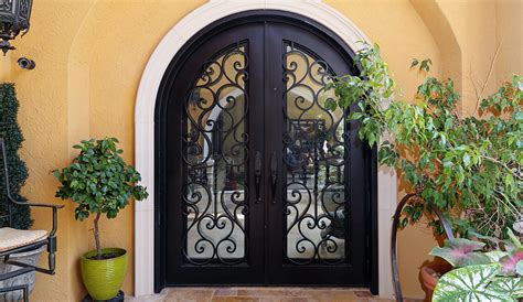 Decorative Iron Entry Doors — Eden Windows And Doors