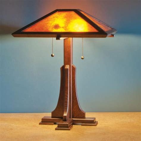 Woodcraft Magazine Arts And Craft Lamp Downloadable Plan