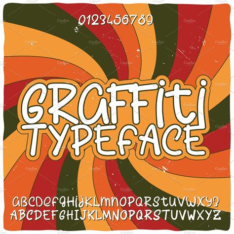 Vintage Label Typeface Graffiti Creative Daddy